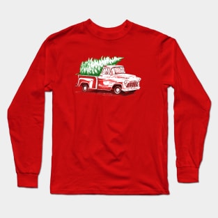 Christmas Tree Pickup Long Sleeve T-Shirt